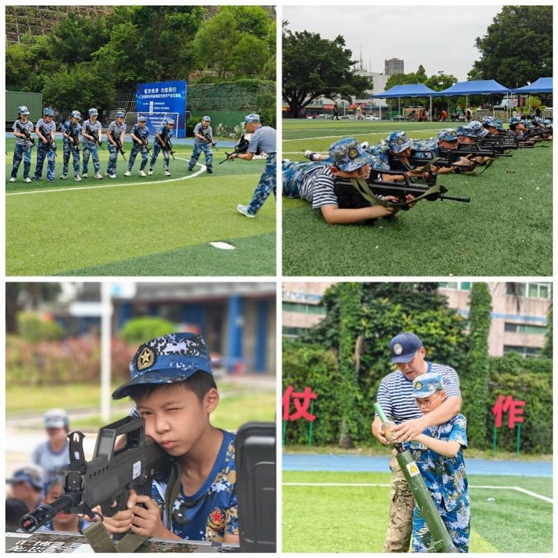 "两位教官都是经验和阅历很丰富的退役军人,全程活动中我们还配有助教