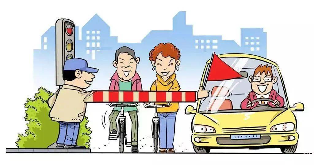 要走人行道,不跨越交通隔离护栏,不抢行机动车道,不乱闯红灯,不乱穿