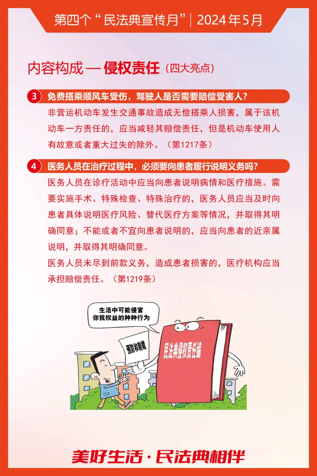 民法典知识海报——用法律维护美好生活