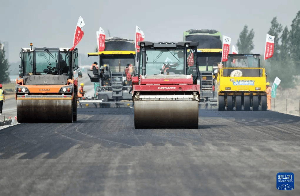 央媒看沧州 | 河北曲港高速沧州段施工忙_黄骅_交通