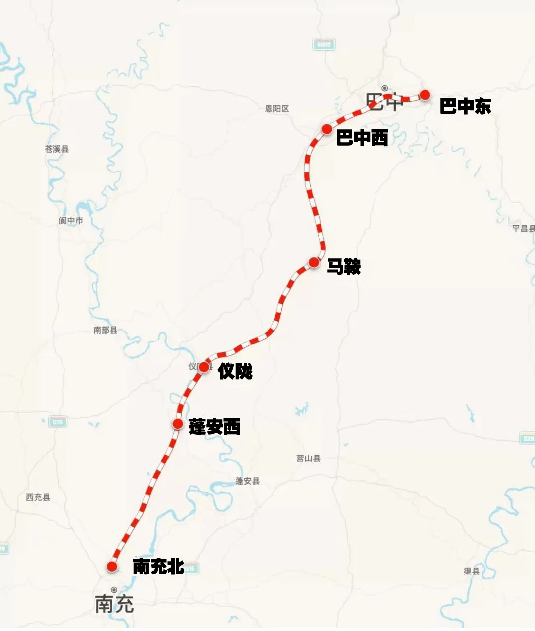 南充这条高铁开始试运行,未来还将建设哪些高铁线路?