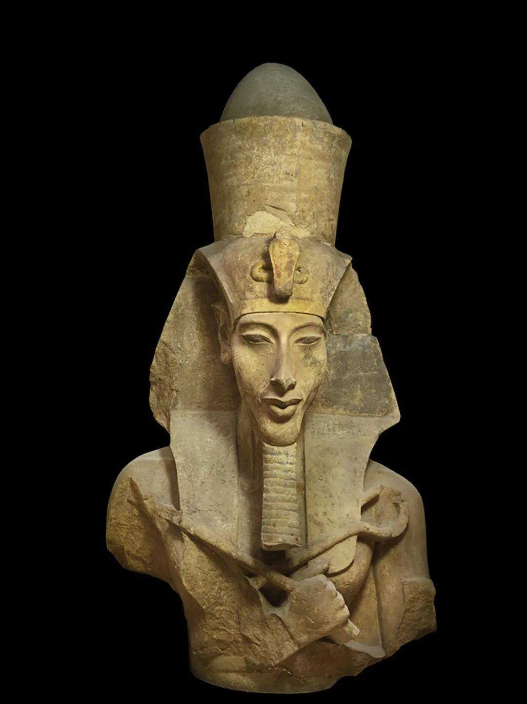 浮雕石灰岩18王朝(公元前1550-1295年)埃及国家博物馆装饰有莲花纹的