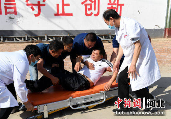 河北阜城举行防汛应急演练 筑牢安全防线