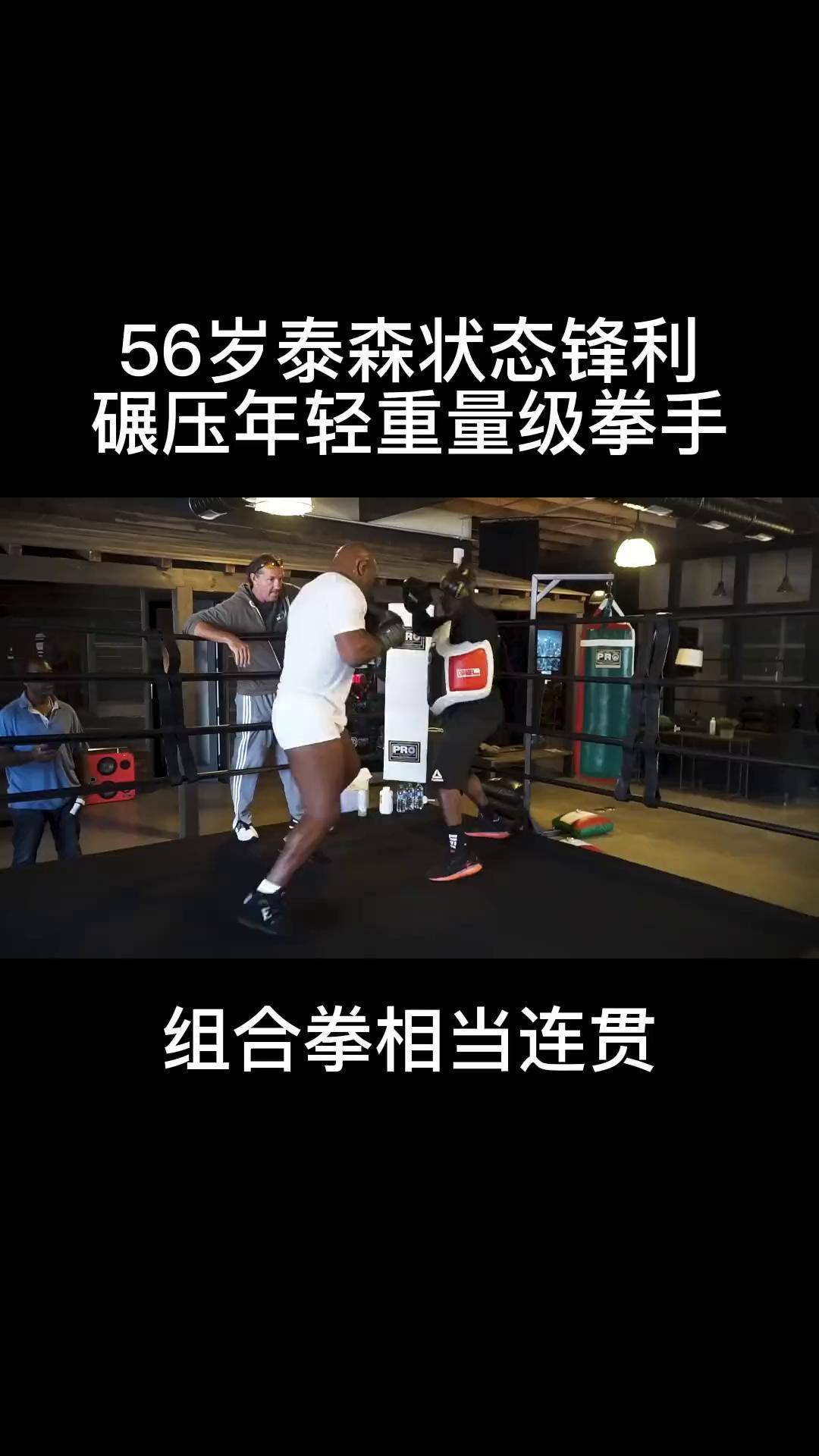 组合拳相当连贯!拳击 格斗 搏击 泰森