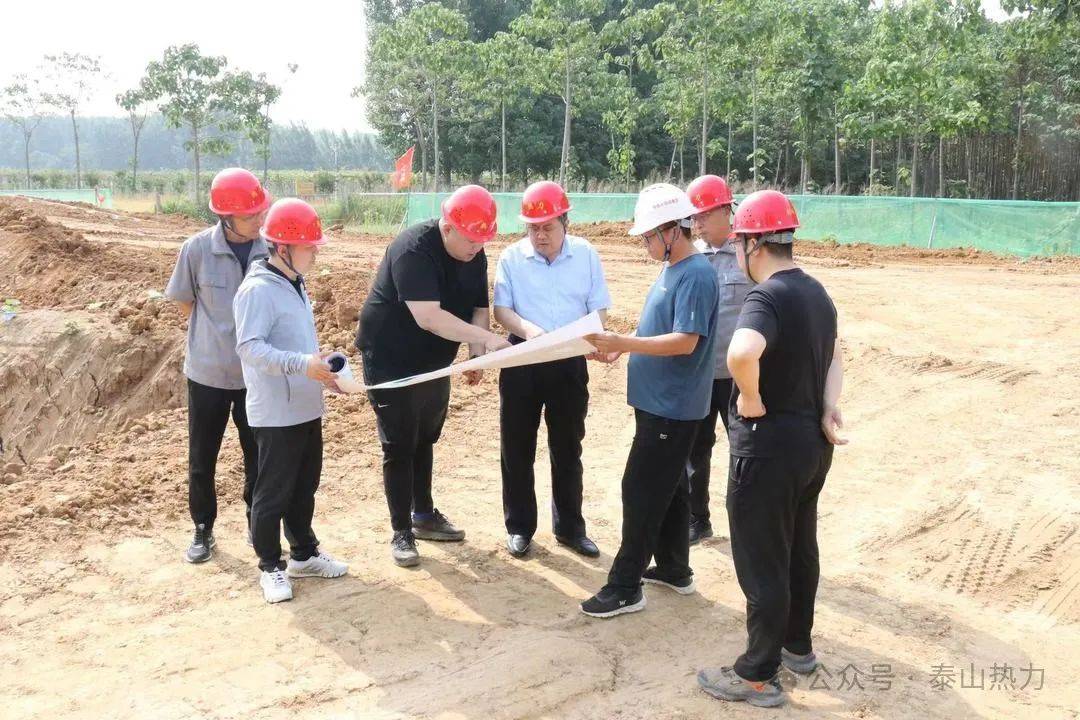 公司领导带队检查莱热入泰重点项目建设