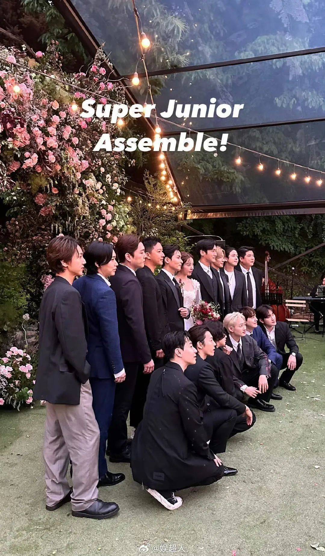 韩庚也来了！成员厉旭结婚，Super Junior 13人全到齐_婚礼_强仁_影片
