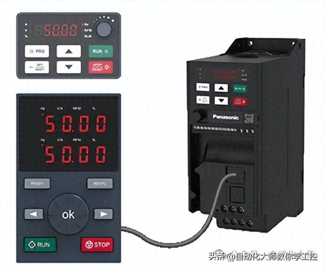 松下变频器模拟量/电位器控制实例