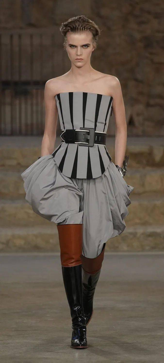 "lv终于开始给正常人做衣服啦" louis vuitton2025早春女装秀!