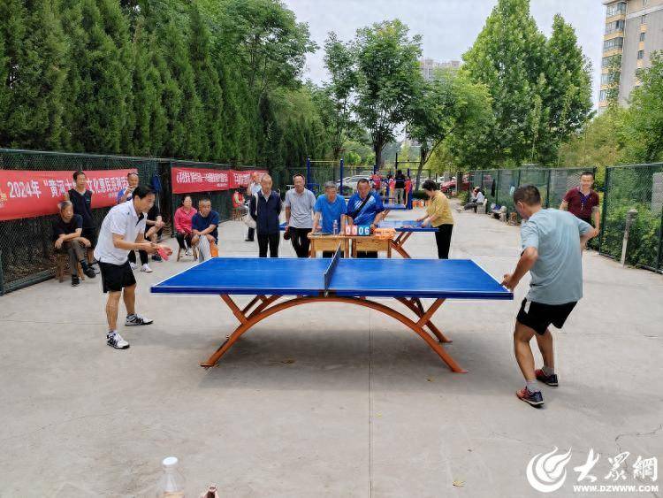 济宁高新区洸河街道冠亚社区开展社区居民乒乓球比赛活动