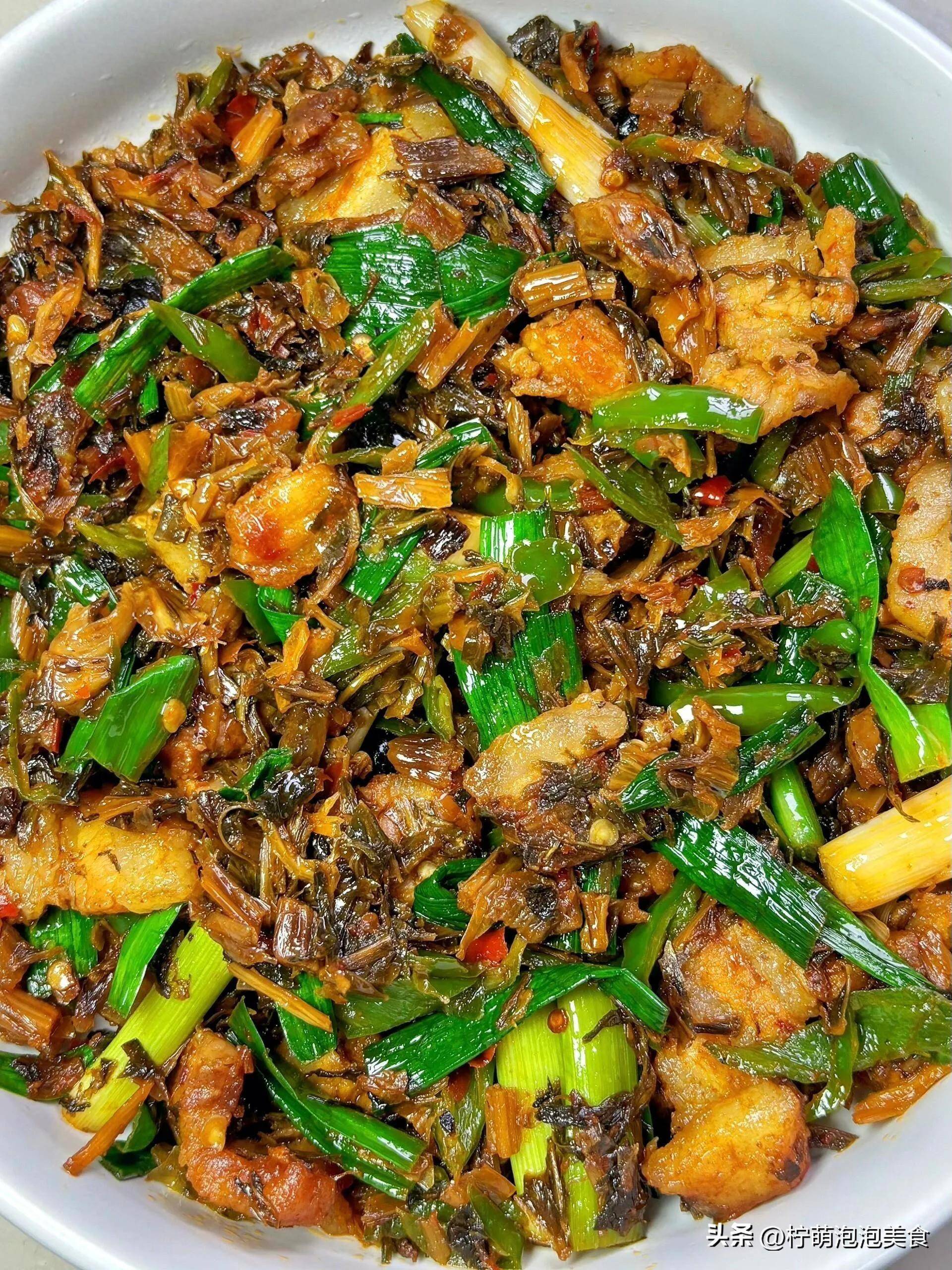 回锅肉_萝卜干_外婆