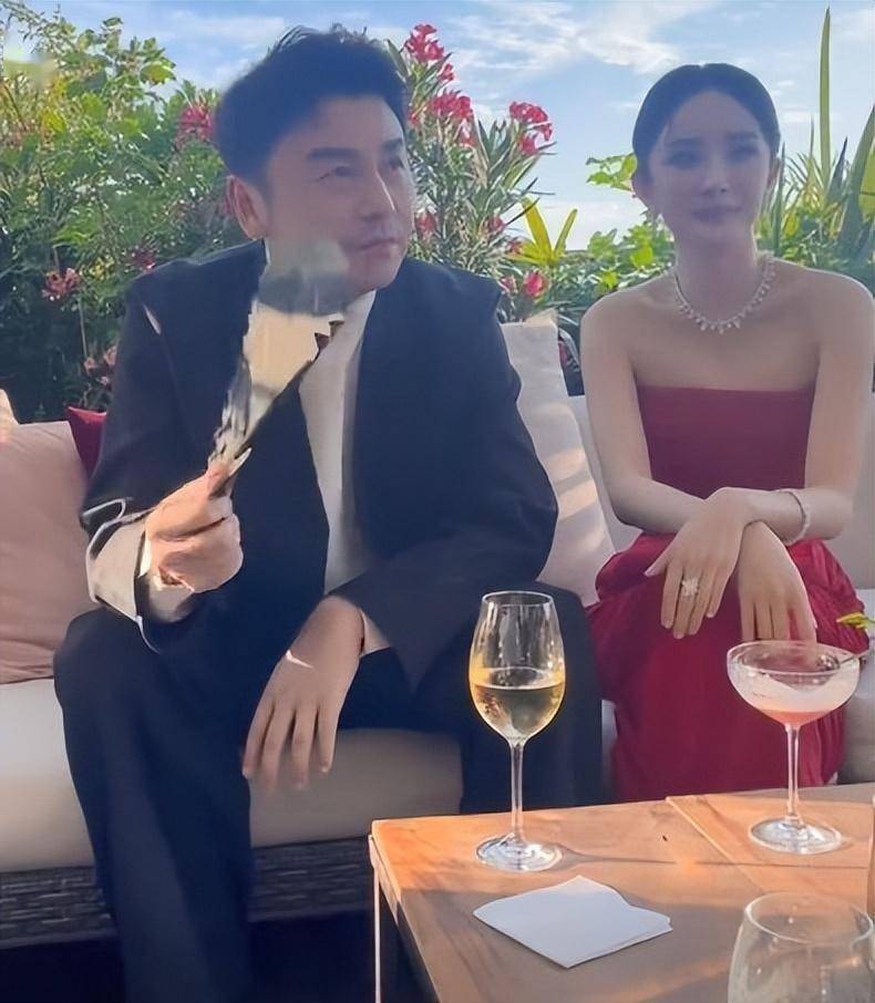 杨幂穿礼服太大胆,李现雷佳音只能目不斜视!