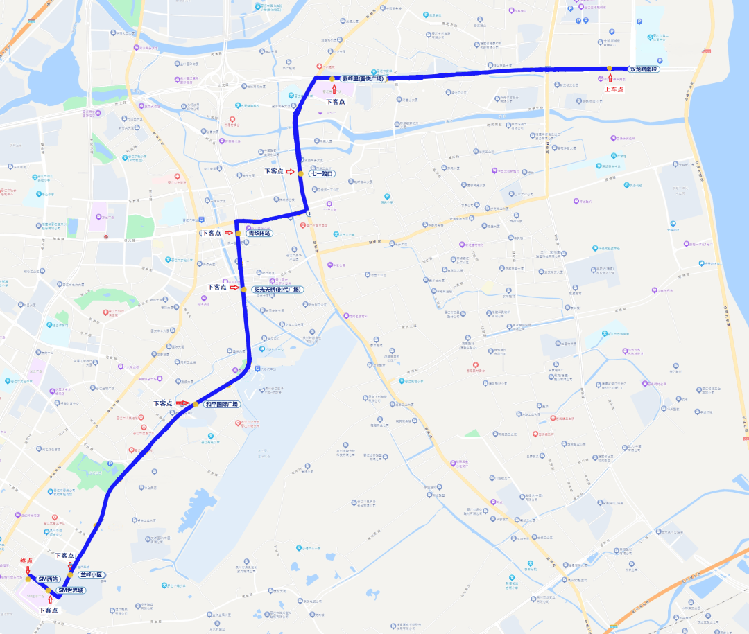 915公交车路线图图片