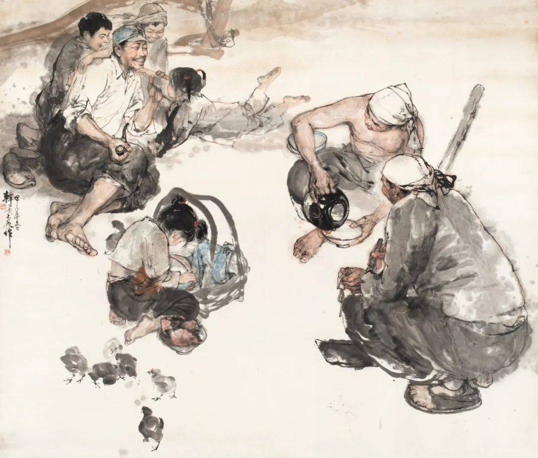 "简61臻——韩硕水墨人物画展"于5月31日在北京画院美术馆开幕