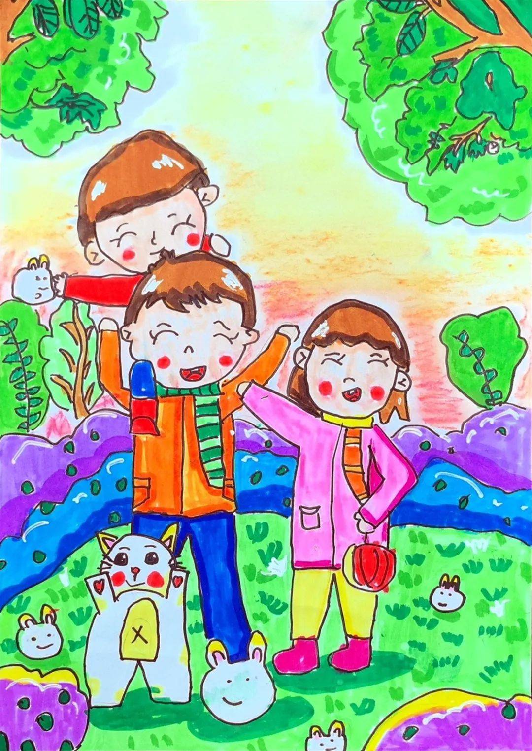 "多彩起落架 妙笔绘童心"活动获奖作品来啦!