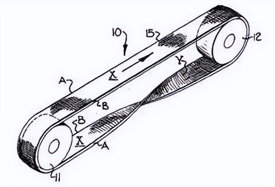 莫比乌斯带是一个非常美妙的数学结构,在生活中也有很多应用,比如说