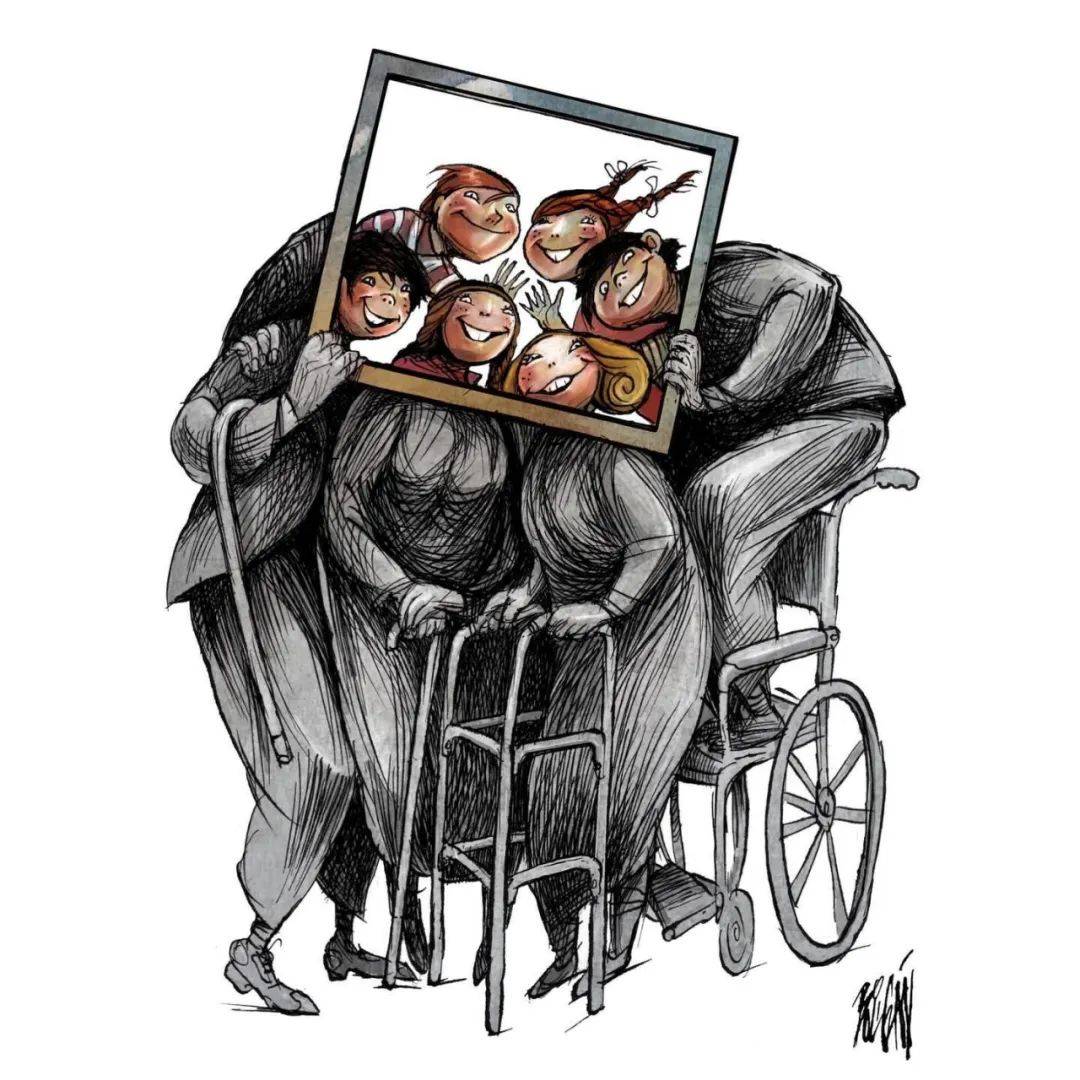 插画|这15幅讽刺插画作品,赤裸裸呈现社会现实的荒谬及丑陋