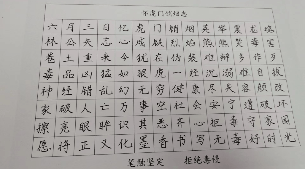 【12355为青春护航】笔触坚定,拒绝毒侵——赤溪镇举办第三届禁毒杯