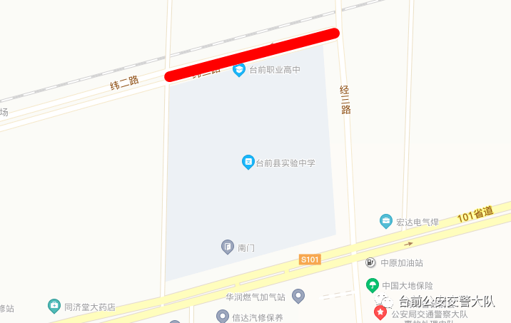 台前县限号地图图片