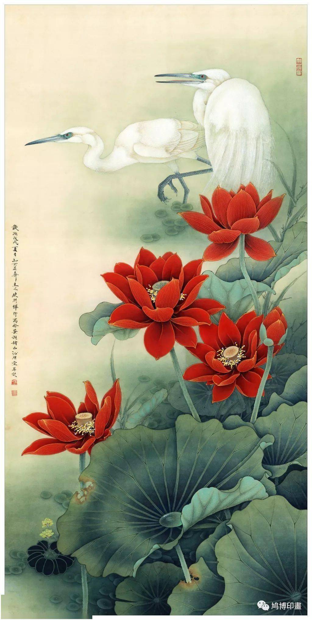 李晓明工笔花鸟90幅