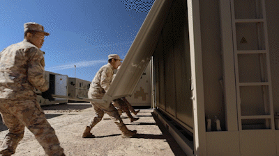 多米的高原腹地开设新型宿营保障基地,为高原驻训部队提供衣食住用