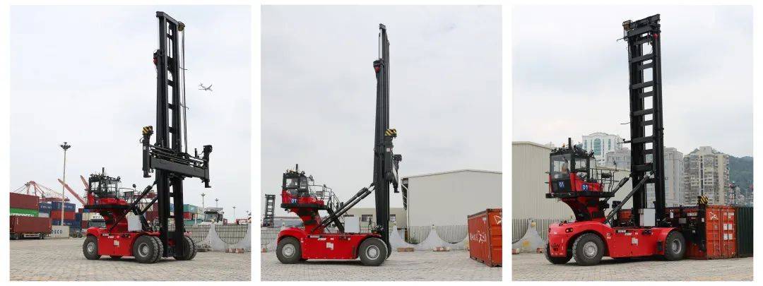港口"黑科技"!全球首台远控堆高机,亮相厦门港海天码头