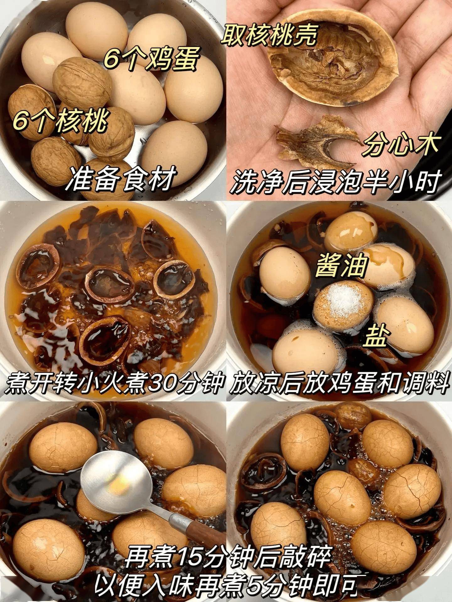 低估了这个核桃皮煮蛋,连续吃了一周,现在感觉好极了.
