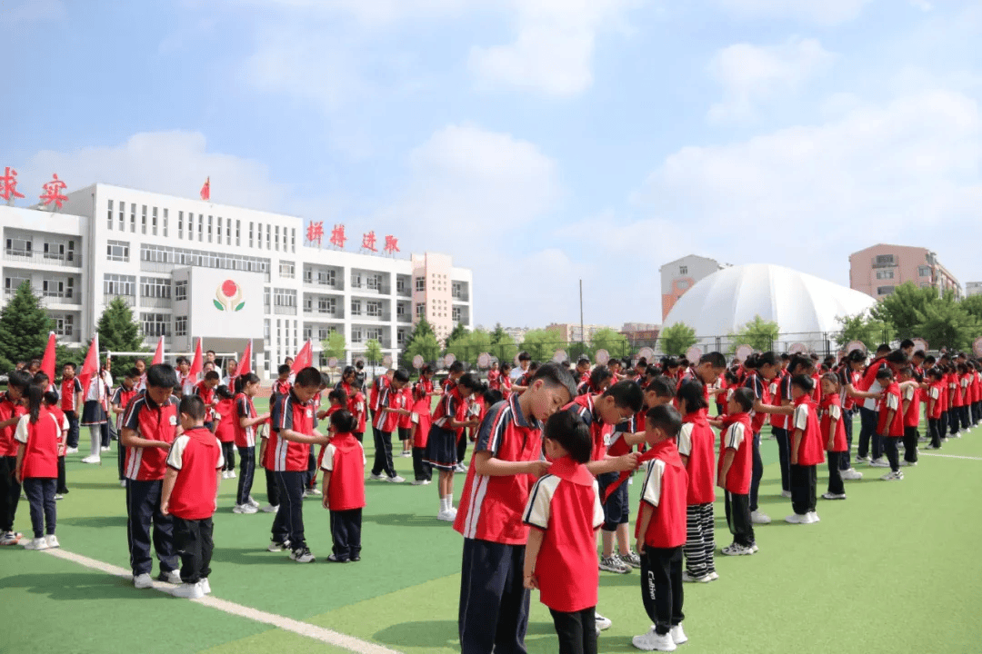 2024年"红领巾爱祖国"林西县少先队示范性集中入队仪式