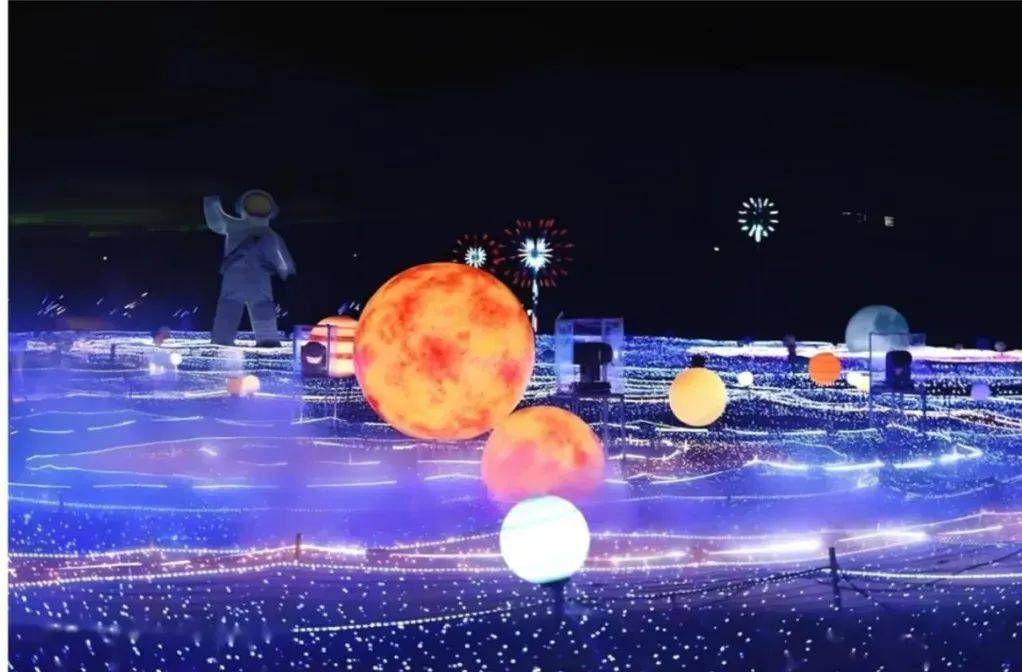 放眼望去,炫酷的北极光,闪烁的行星就在身边,星辰仿佛触手可及.