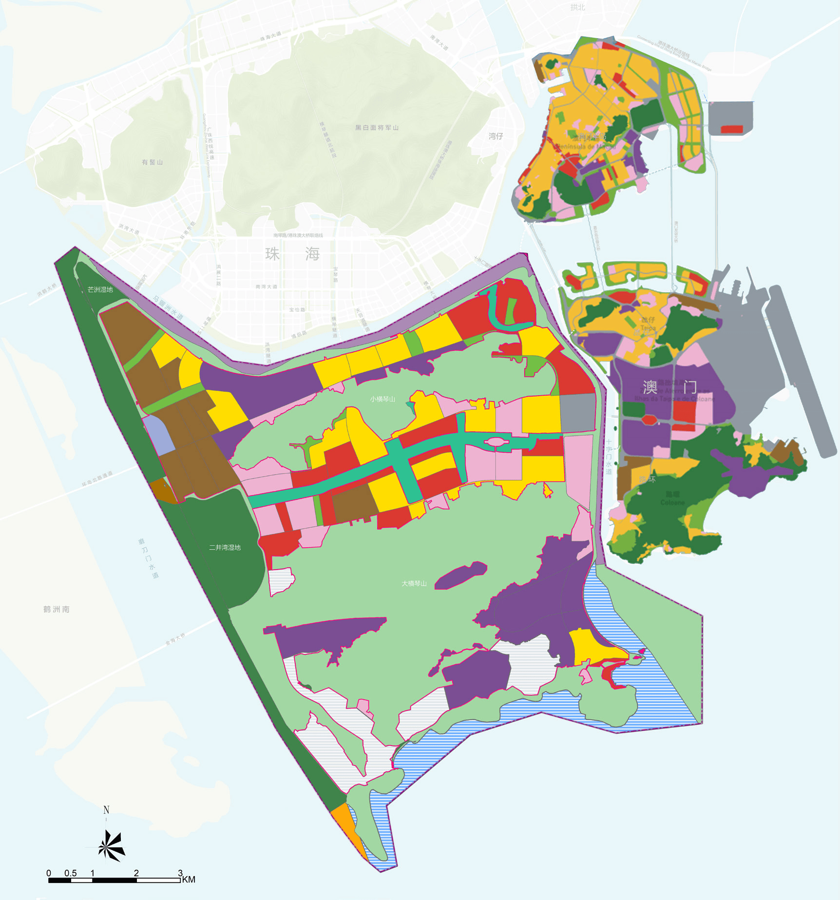 横琴地图高清全图图片