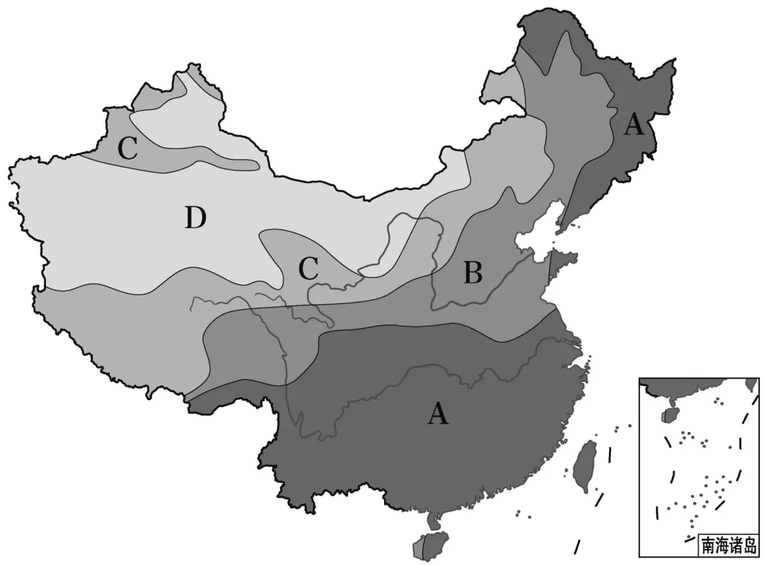 干湿地区划分图片