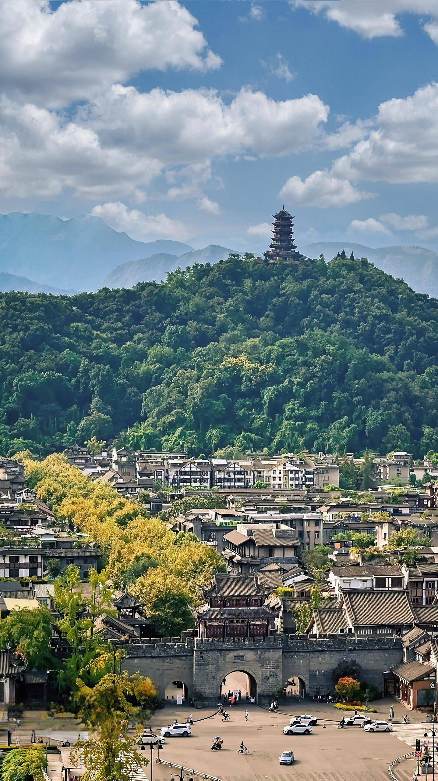 青城山山顶图片图片