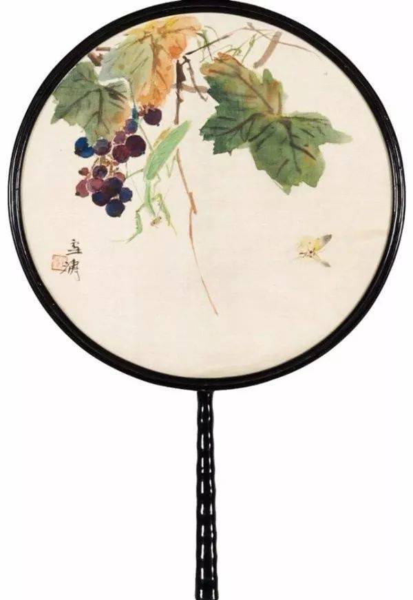 中国圆扇画,绝美,让人眼前一亮!