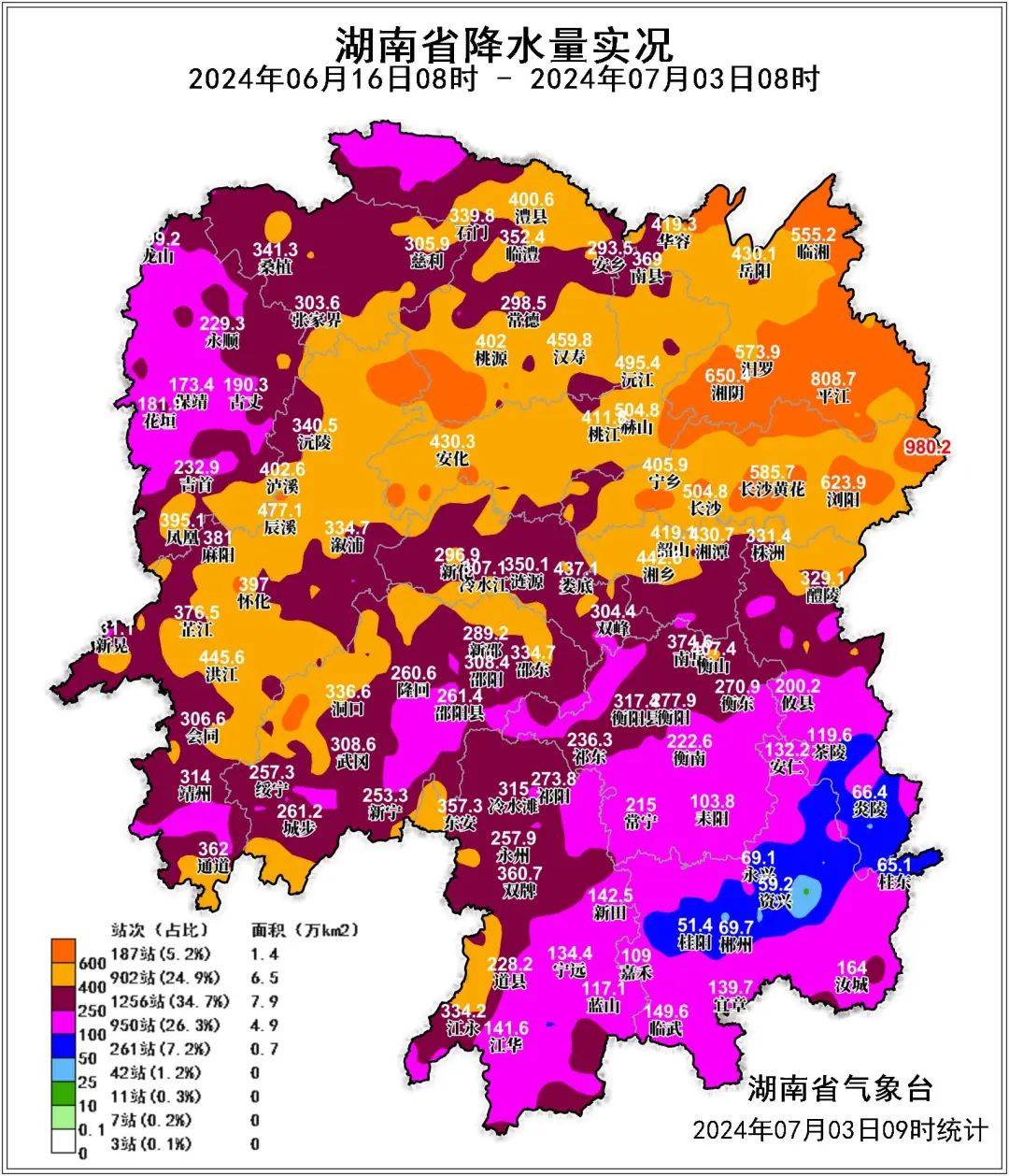 湖南强降雨过程特点 未来三天天气预报,速看!