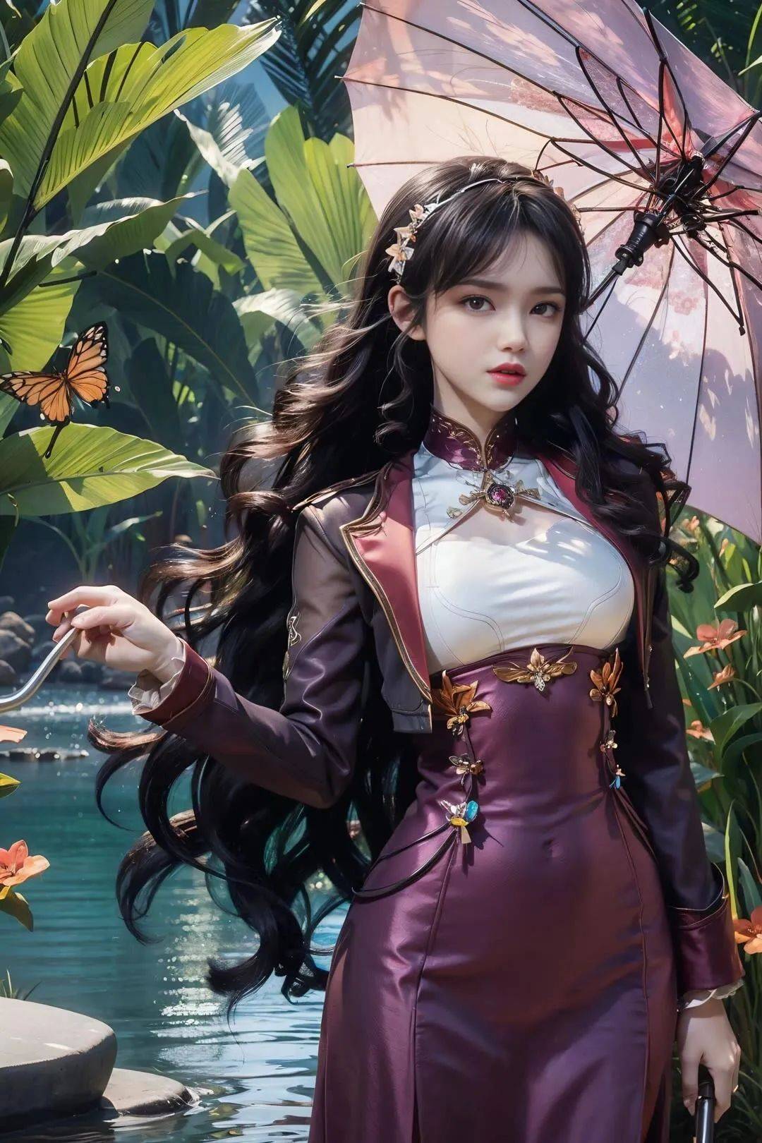 绝世唐门:江楠楠精美壁纸来了,第五张最漂亮,徐三石真有福气