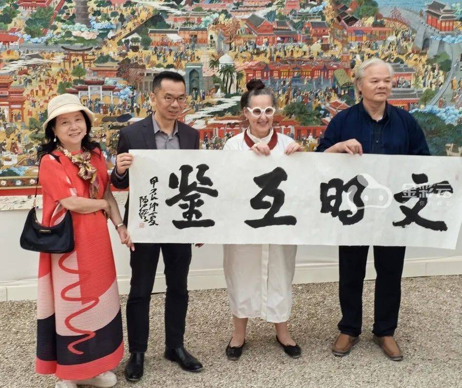 中国水墨"怒放"法兰西,浦江籍艺术家陈琪获法国国家美术协会评委会最