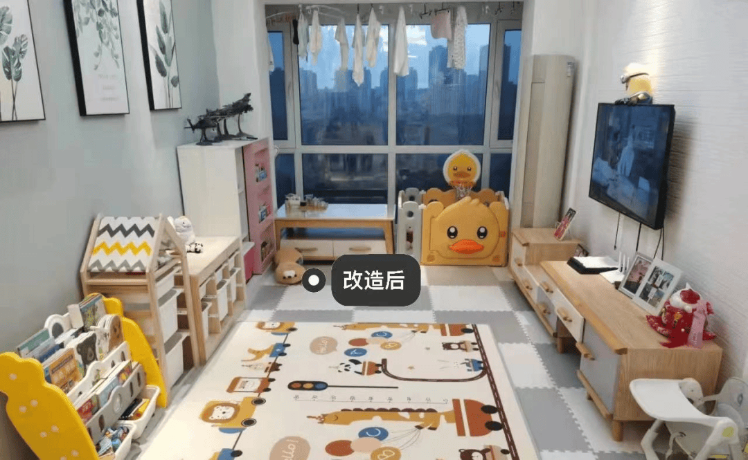 拒绝鸡肋客厅,小户型家庭也能拥有“室内游乐场”和大书房_装修_宝宝_空间