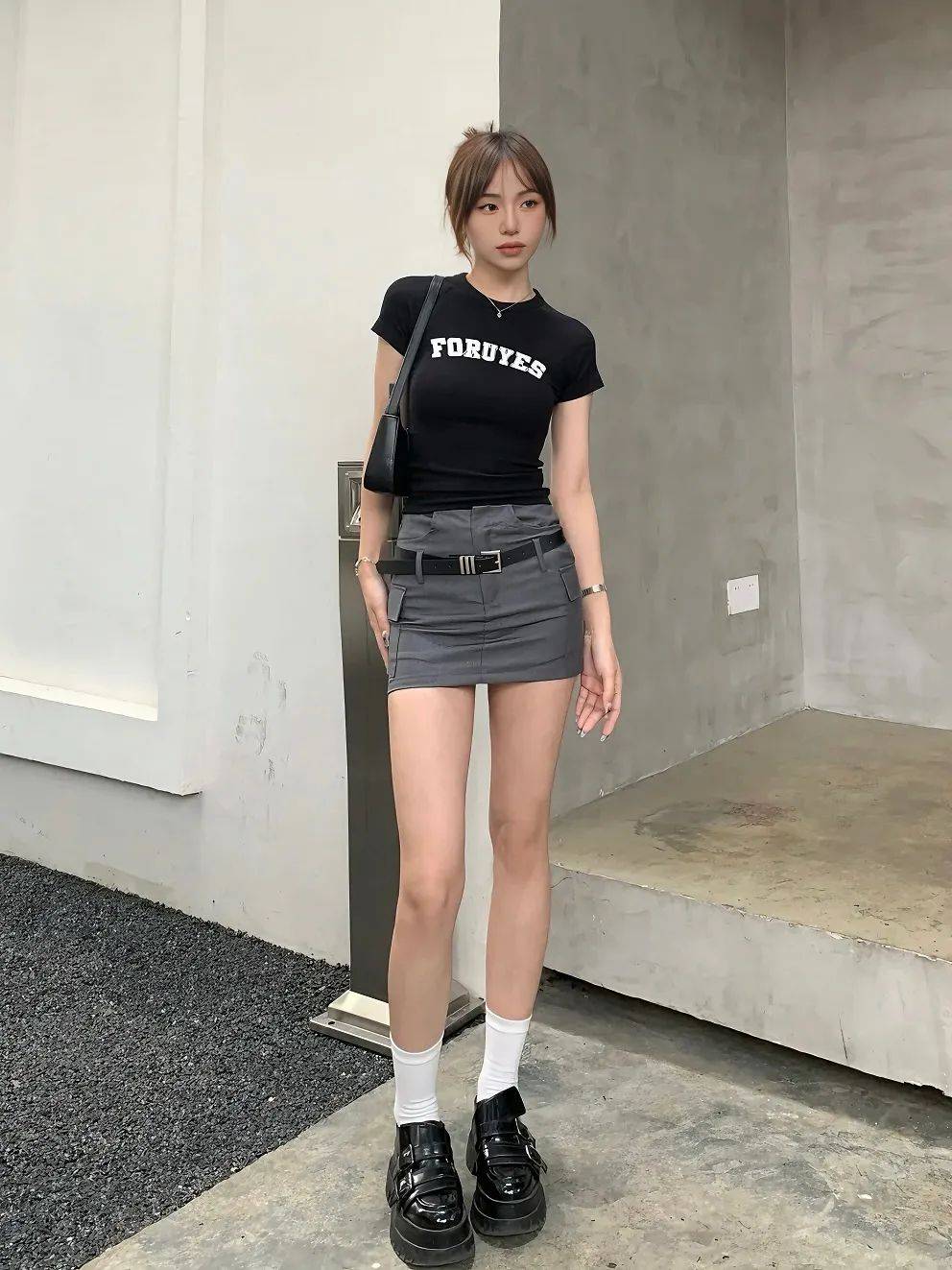 短上衣 百褶裙,连衣裙 平底鞋.2024流行这么搭!又美又撩人!