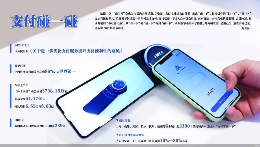 支付方式再升级 “碰一下”接入多地商家_用户_手机_消费者