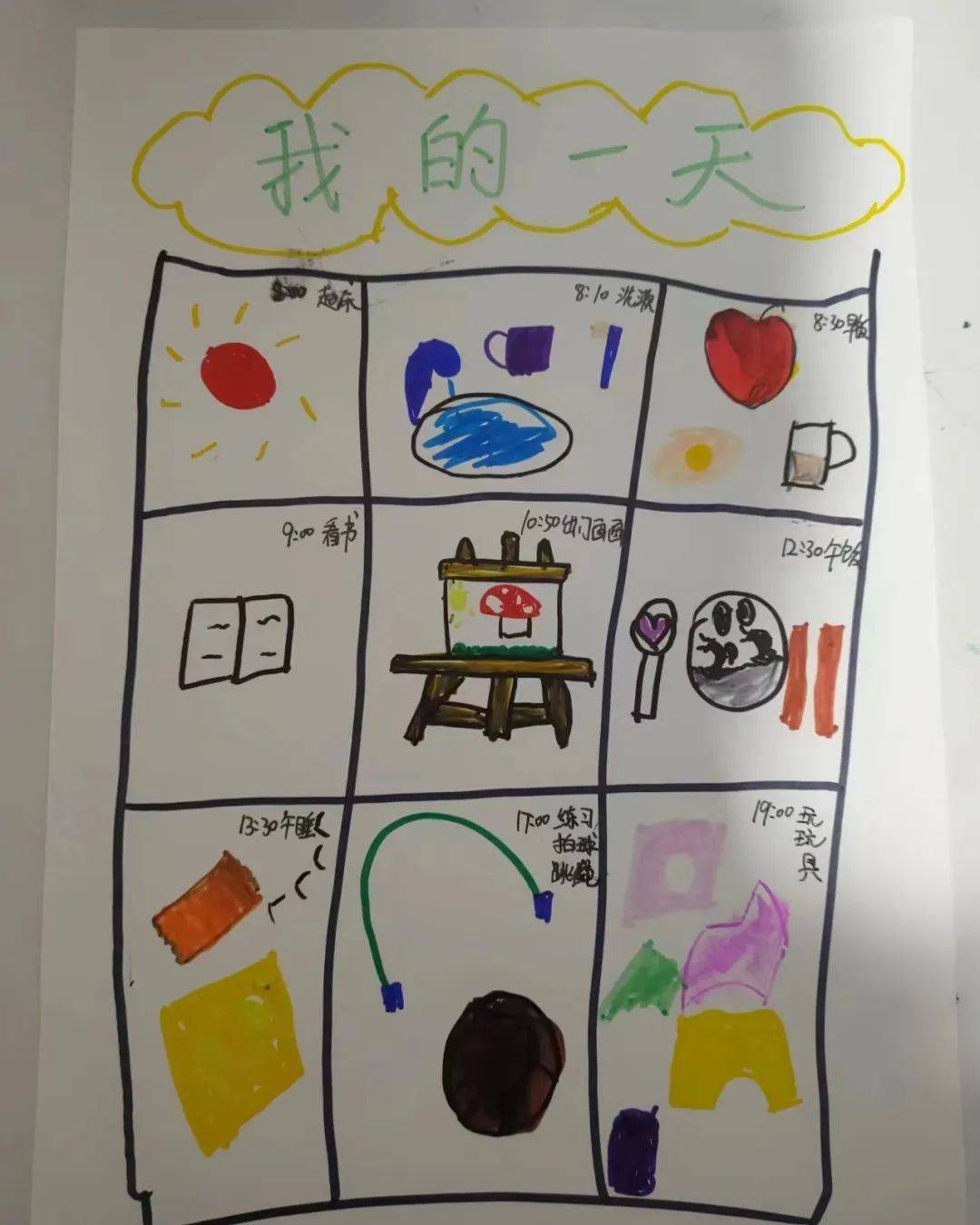 成长一夏——绿洲园区大一班我的暑假计划