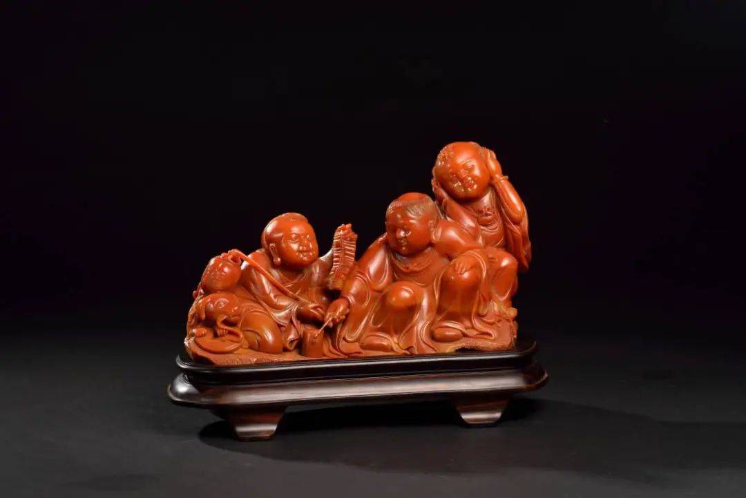 中国美術 中国古玩 時代物 山水風景 寿山石彫 彫刻 中人民共和国制造 置物 中国美術 中国古玩 時代物 山水風景 寿山石彫 彫刻 中人民共和国