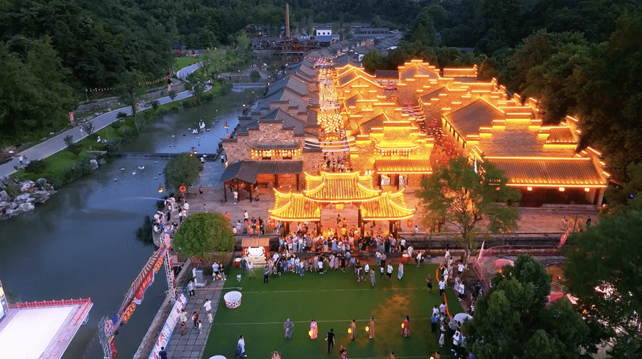 安徽池州:走进傩仙镇景区 体验特色文化魅力