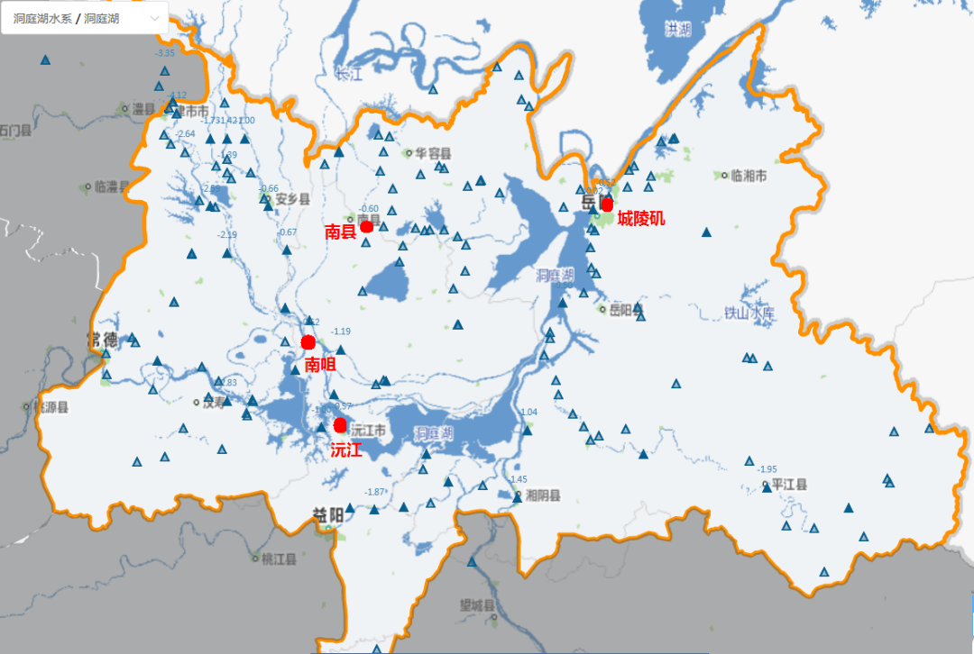 影响范围:益阳市南县,沅江市,岳阳市市辖区.来源:岳阳晚报,湖南水文