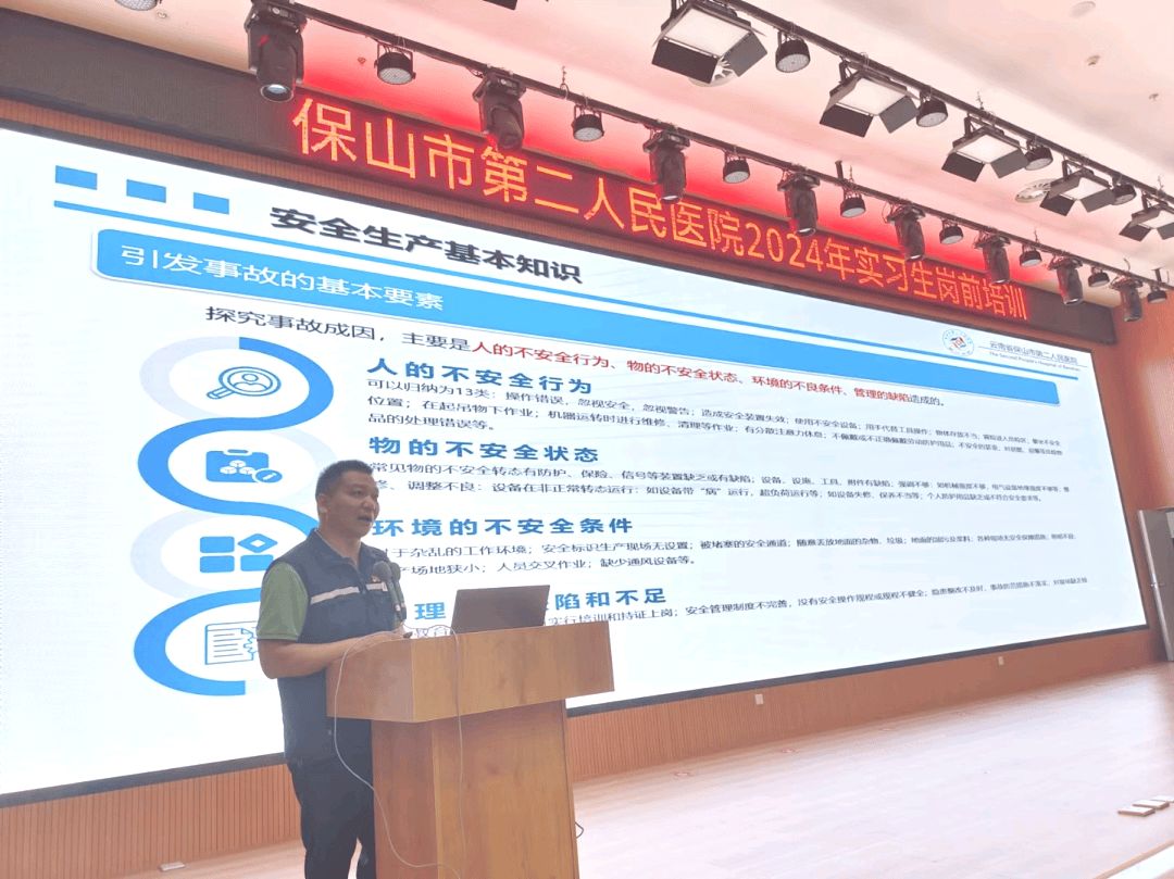 医院动态丨保山市二院开展2024年实习生岗前培训_隆阳区_云南省_同仁
