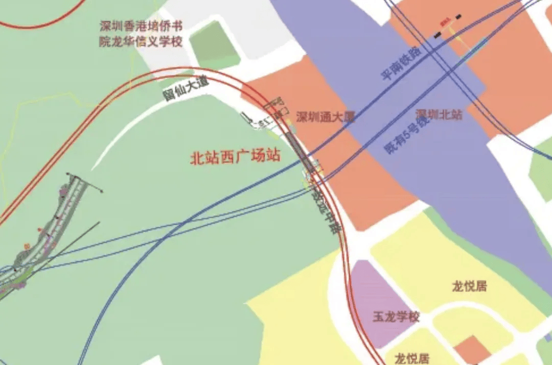 速看！深圳地铁22-25-27号线龙华段各站点位置详情！在不在你家附近？