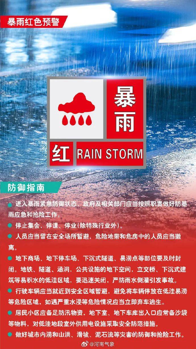 预警!河南8级雷暴大风 暴雨 冰雹来了,注意防范
