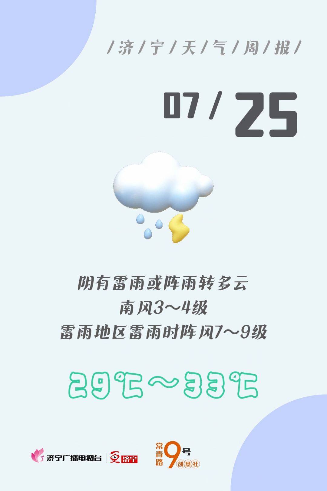 图说·济宁 | 济宁天气周报(07.22-07.28)