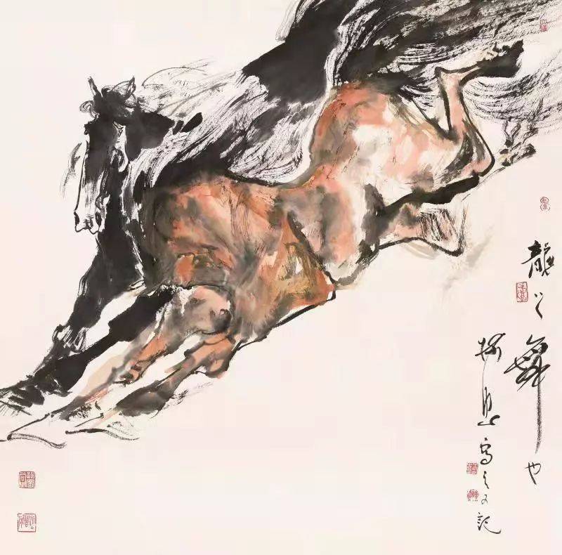 画马名家:力马徐悲鸿,奔马刘勃舒,飞马王树忠!