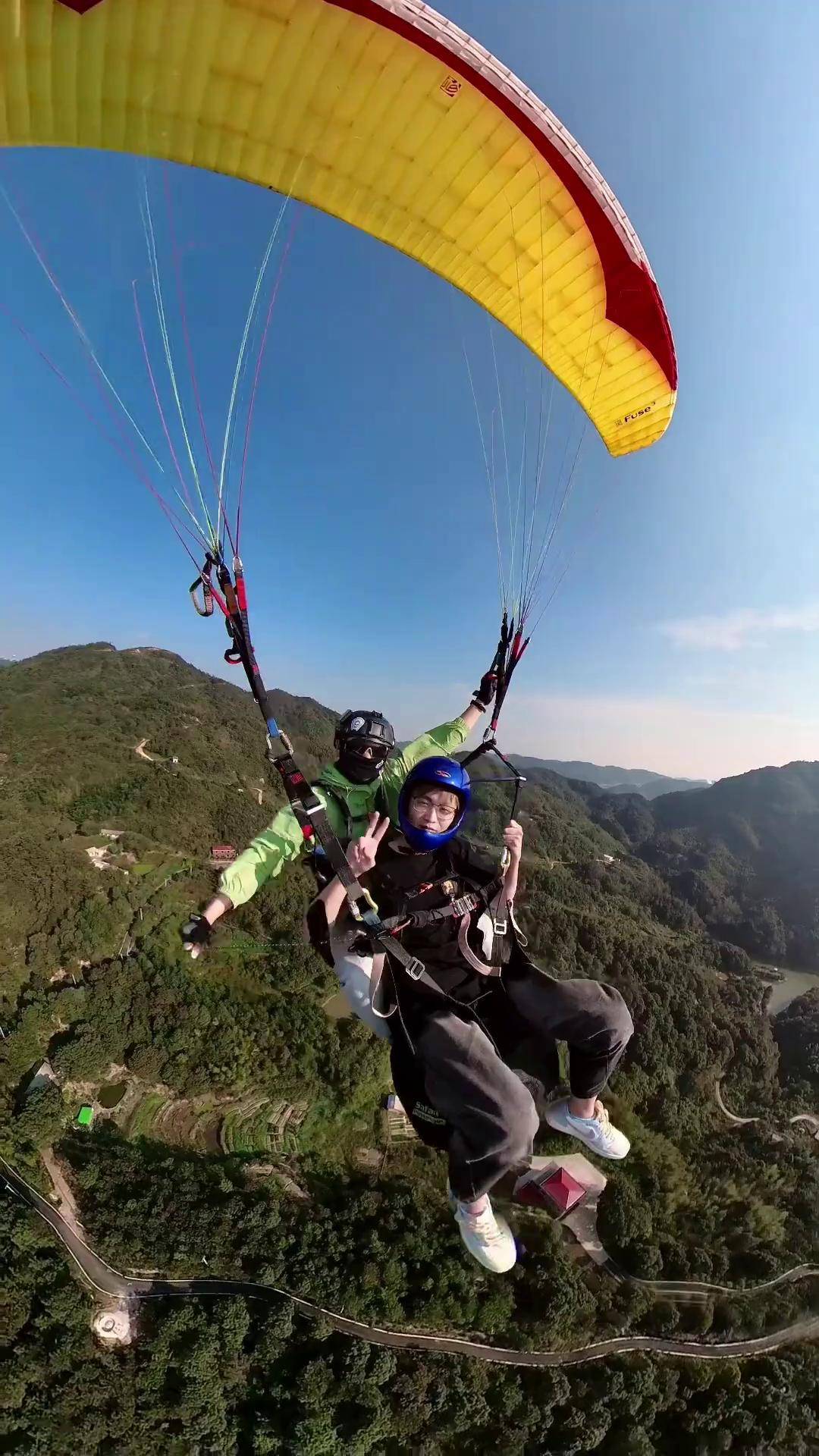 南风过境十里 春风不如你九月教练 换个角度看世界 长沙黑麋峰滑翔伞