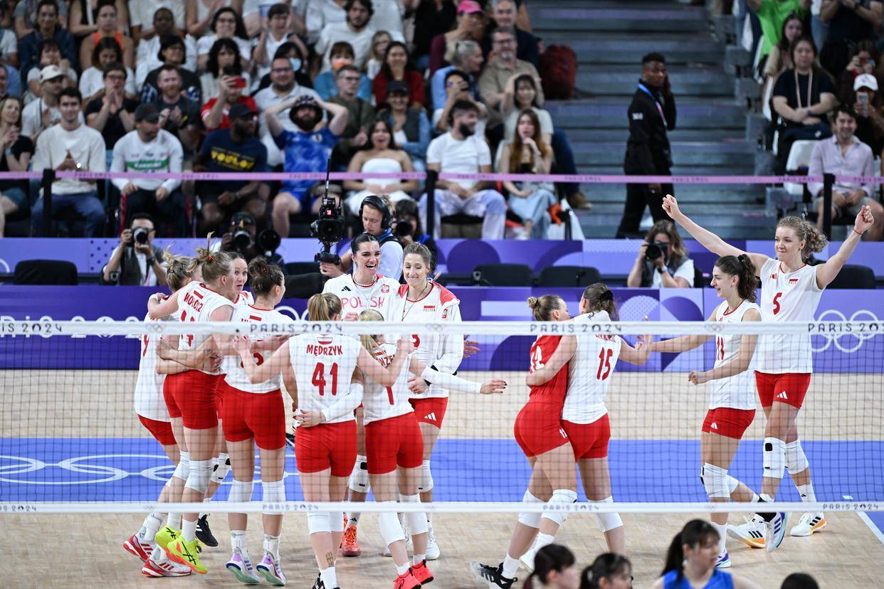 巴黎奥运会丨排球——女子小组赛:波兰胜日本