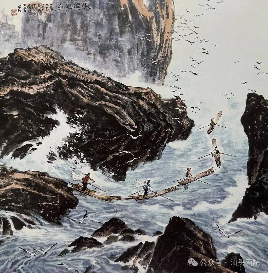 和对党对人民无比忠诚的军魂,也展现了汕头画家的艺术风貌和家国情怀